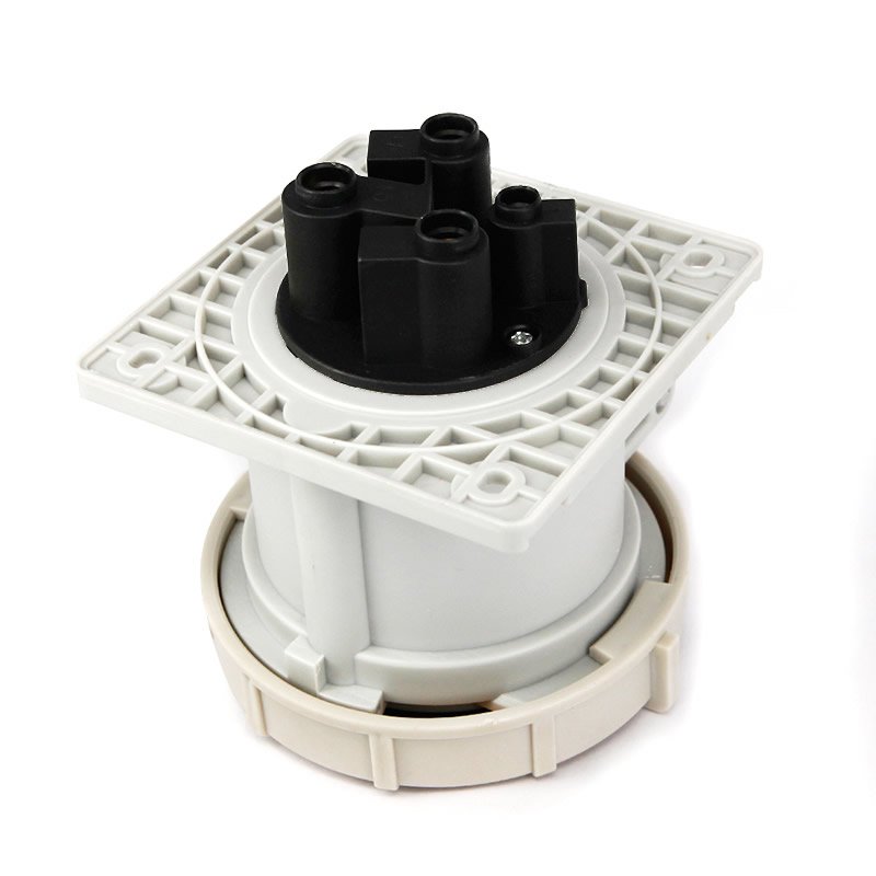 IEC EN 60309 CEE Add-on Socket, 3-Pin, 63A, 100-130V, IP67 Watertight