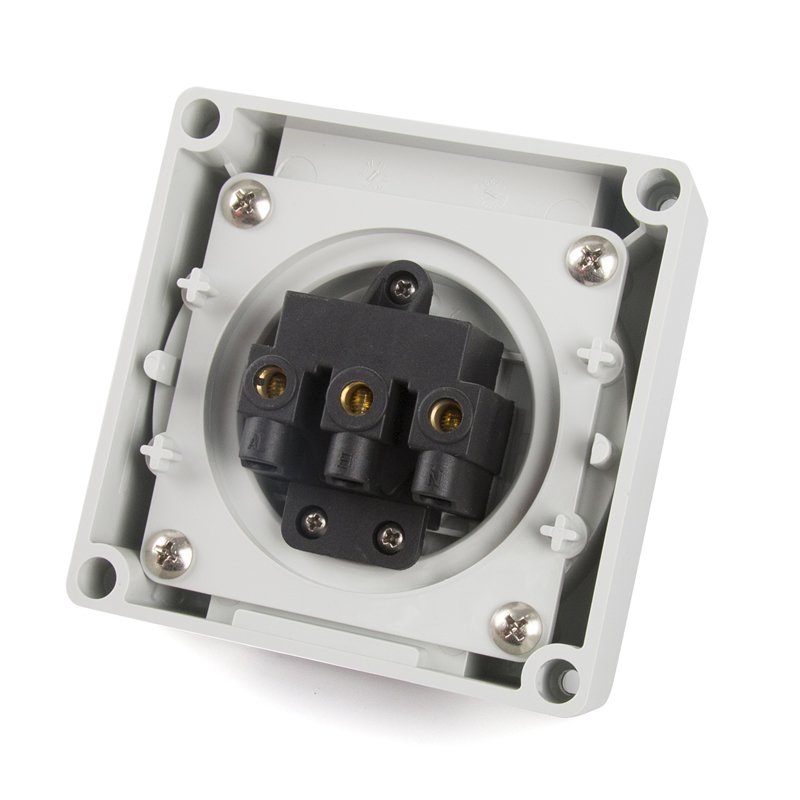 Australian Industrial Socket Outlet 3 Flat Pin 20A