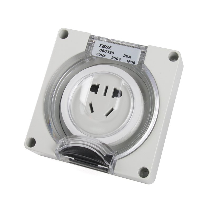 Australian Industrial Socket Outlet 3 Flat Pin 20A