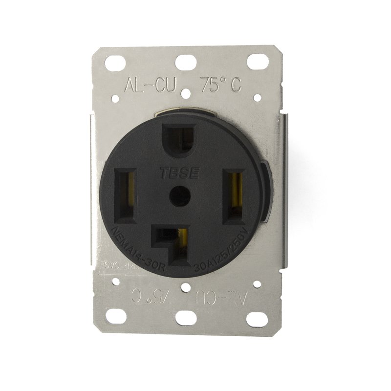 NEMA 14-30R 30 Amps 125/250 Volts Receptacle