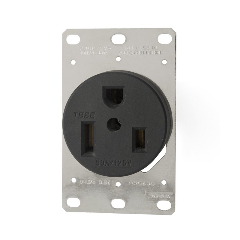 NEMA 6-50R 50 Amps 250 Volts Receptacle