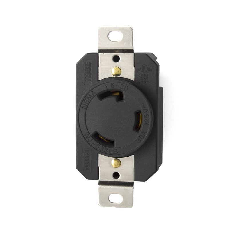 NEMA L5-30R Flush Mounted Locking Receptacle