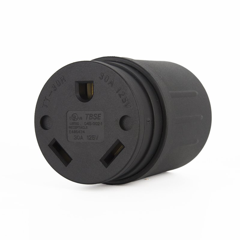 NEMA TT-30C 30 Amps 125 Volts Receptacle Connector