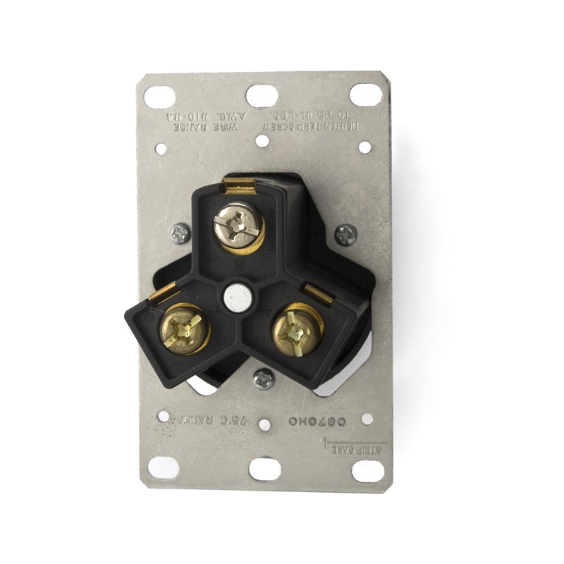 NEMA 10-30R 30 Amps 125/250 Volts Receptacle