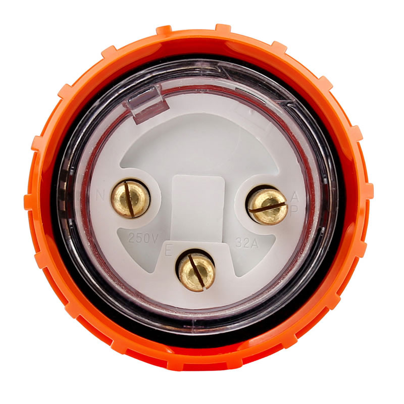 IP66 32Amps 250Volts 3-Pin Rewirable Plug