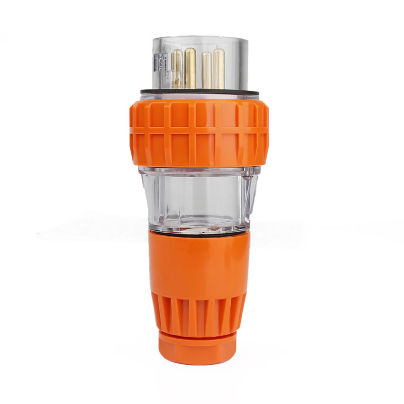 IP66 500Volts Three-phase 4-Pin Rewirable Plug