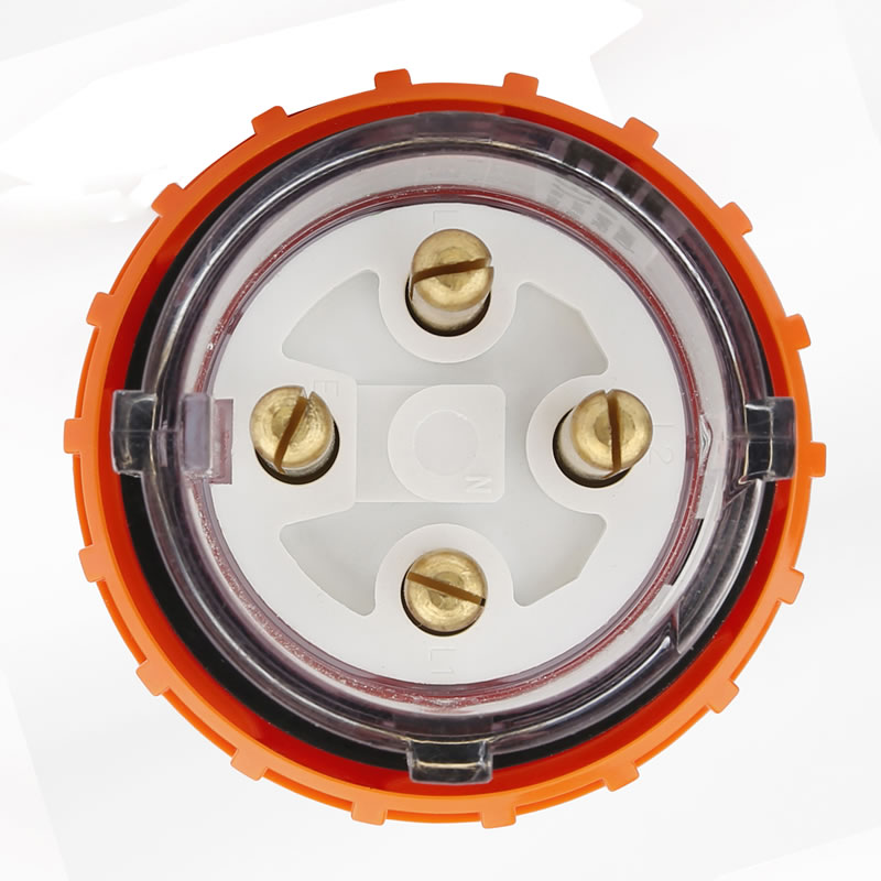 IP66 500Volts Three-phase 4-Pin Rewirable Plug