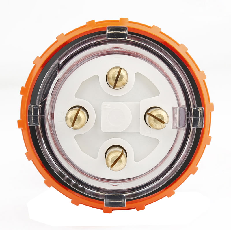 IP66 500Volts Three-phase 4-Pin Rewirable Plug